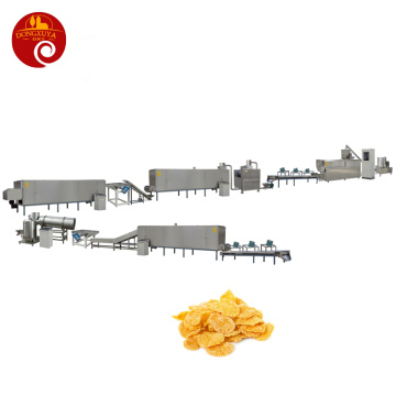 China Halal Fruit Rings Corn Flakes Breakfast Cereals Making Extruded Machines